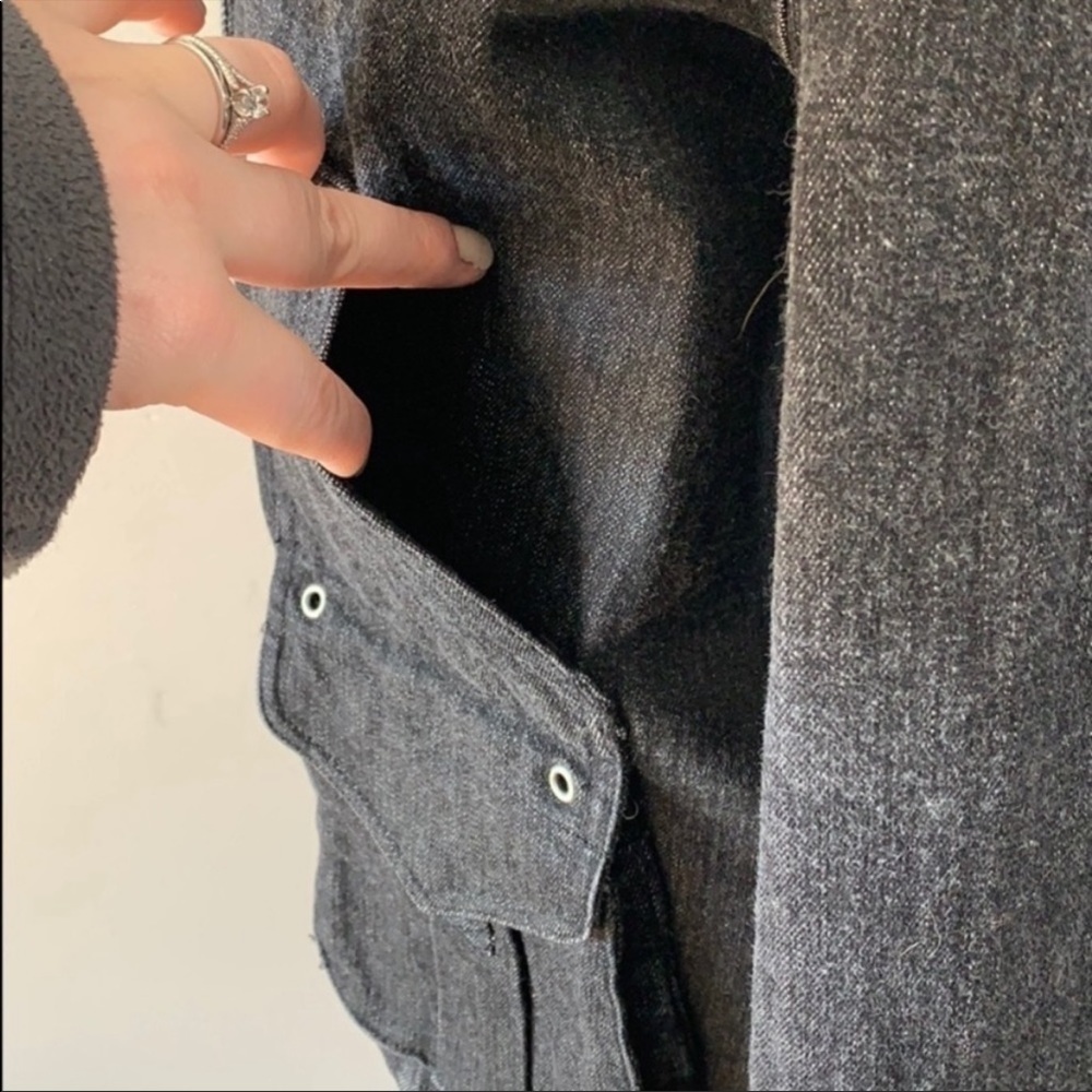 Lauren Jeans Co Denim Button Up Jacket - Picture 8 of 12